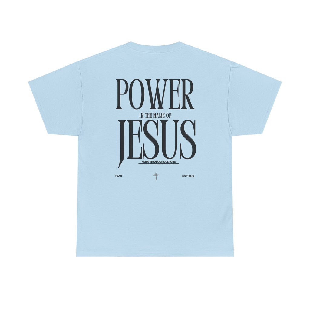 Christian Tee — "Power in the Name of Jesus" Graphic T‑Shirt
