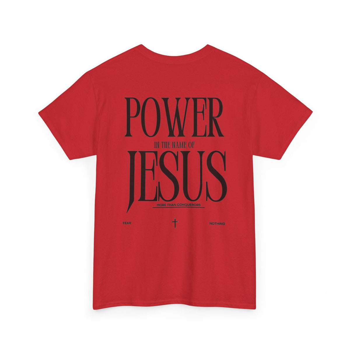 Christian Tee — "Power in the Name of Jesus" Graphic T‑Shirt