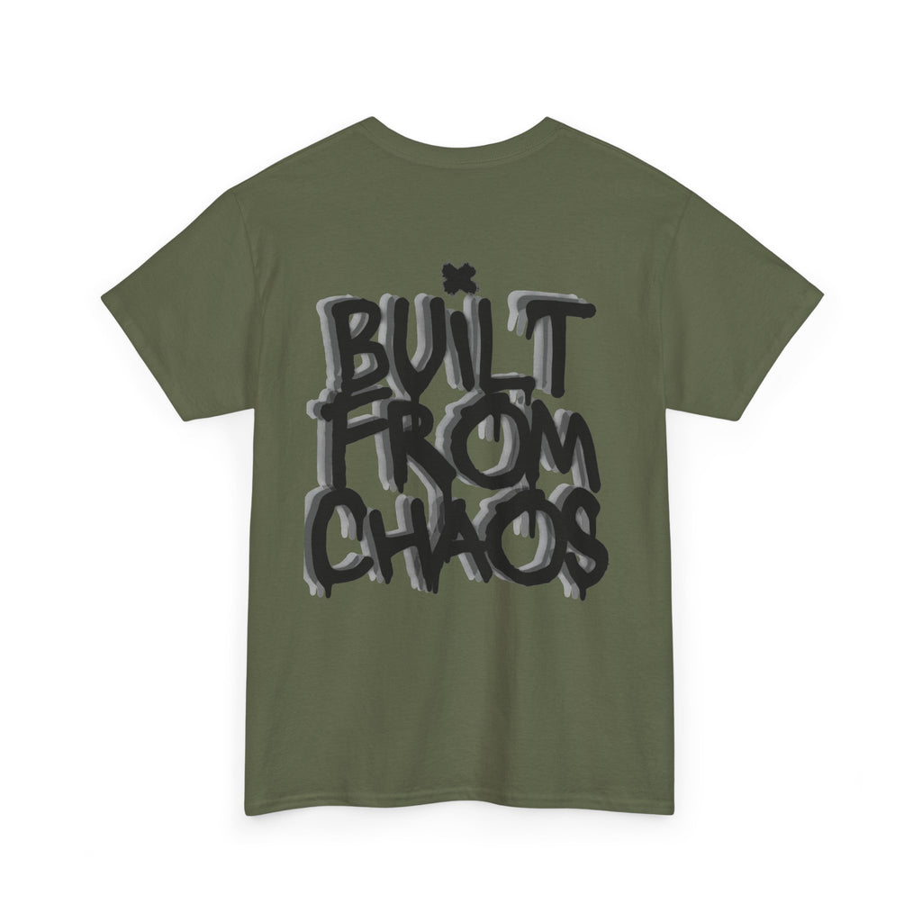 Built From Chaos Graphic Tee — Streetwear Typography T-Shirt