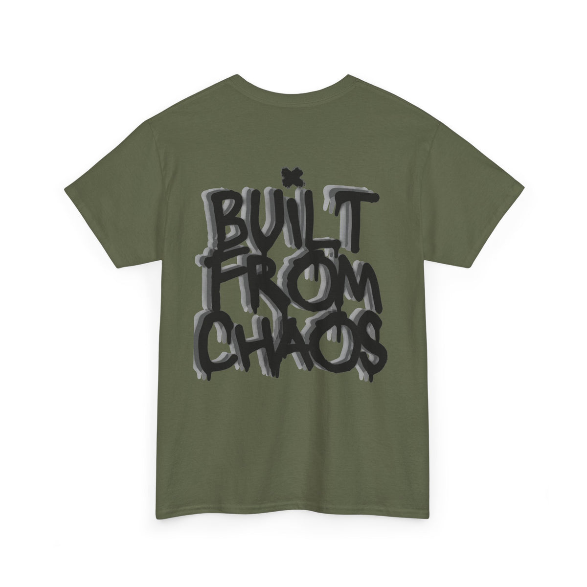 Built From Chaos Graphic Tee — Streetwear Typography T-Shirt