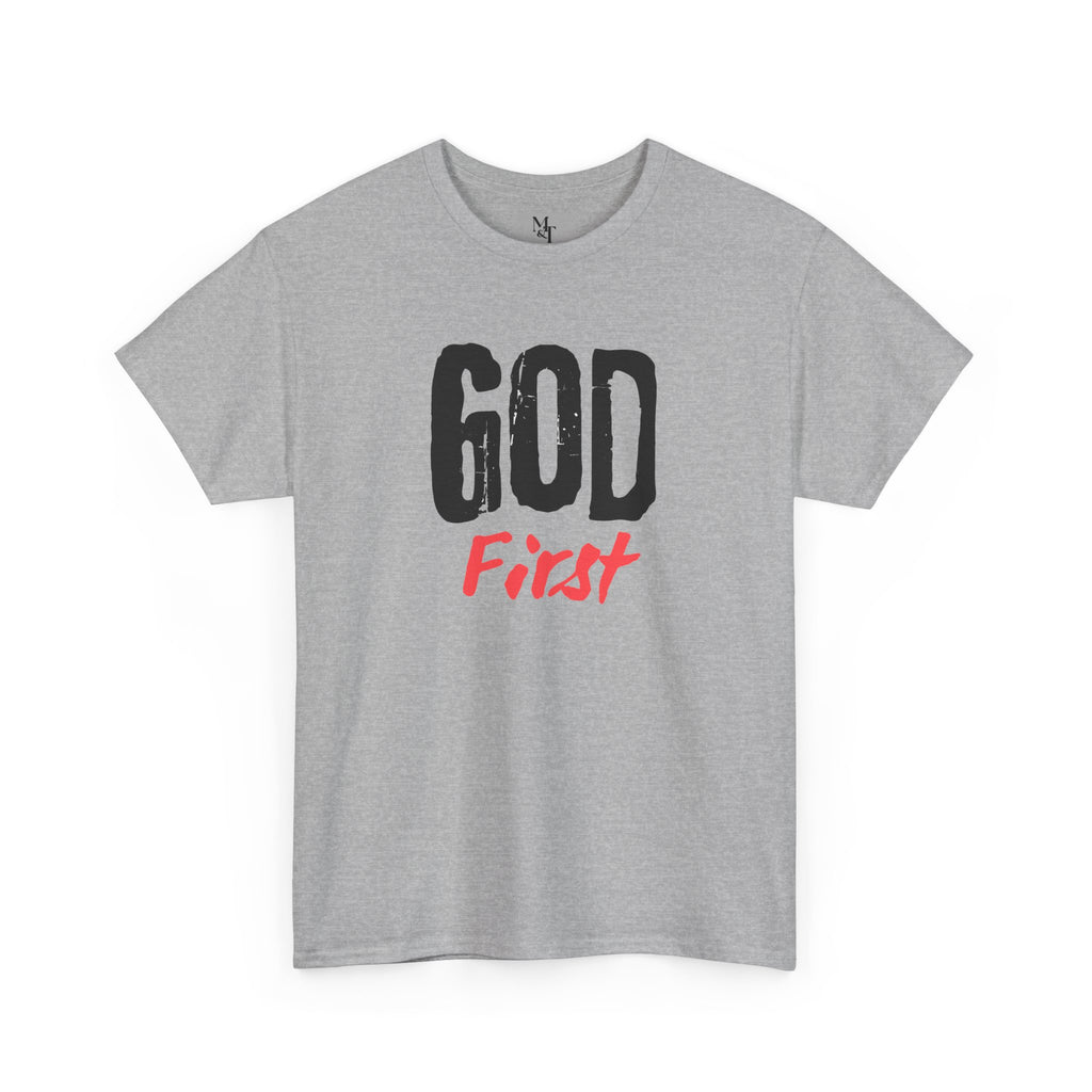 God First T-Shirt — Faith-Inspired Graphic Tee