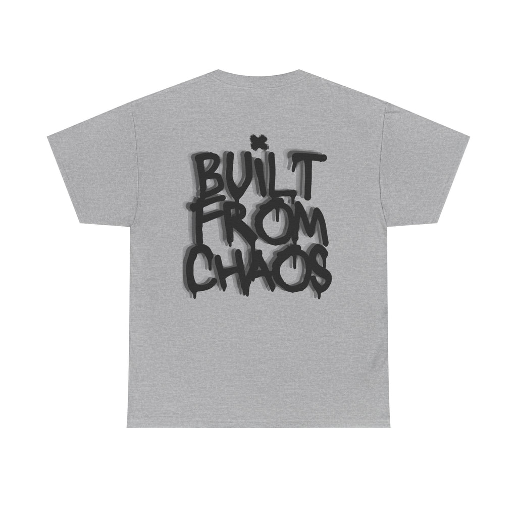 Built From Chaos Graphic Tee — Streetwear Typography T-Shirt