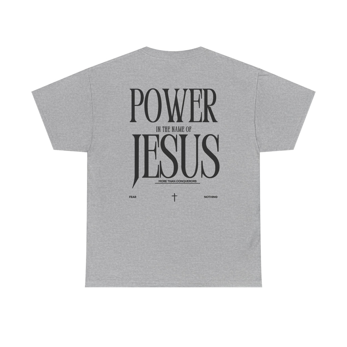 Christian Tee — "Power in the Name of Jesus" Graphic T‑Shirt