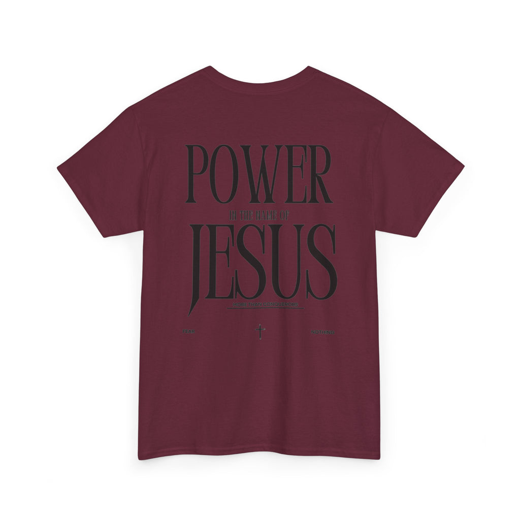 Christian Tee — "Power in the Name of Jesus" Graphic T‑Shirt
