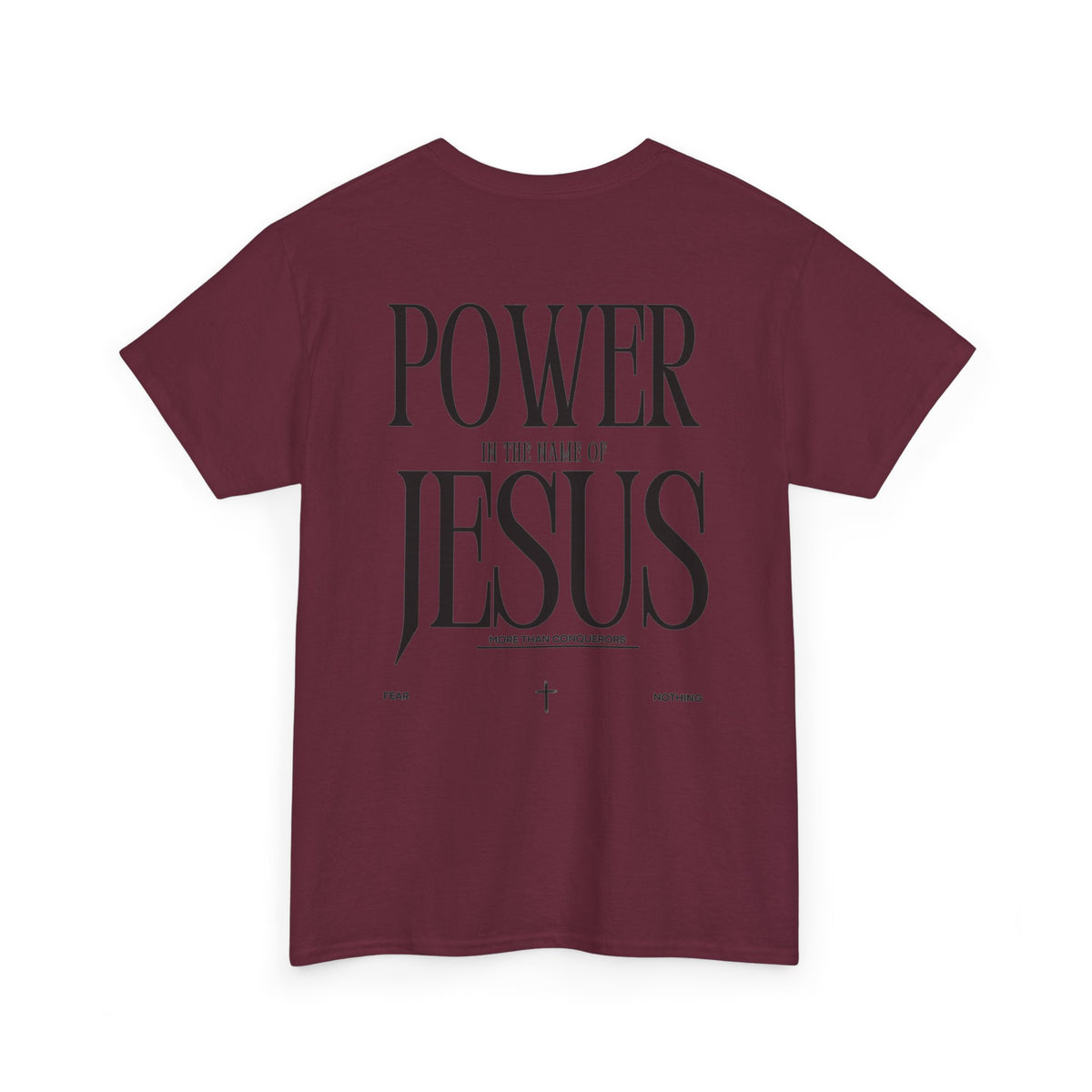 Christian Tee — "Power in the Name of Jesus" Graphic T‑Shirt