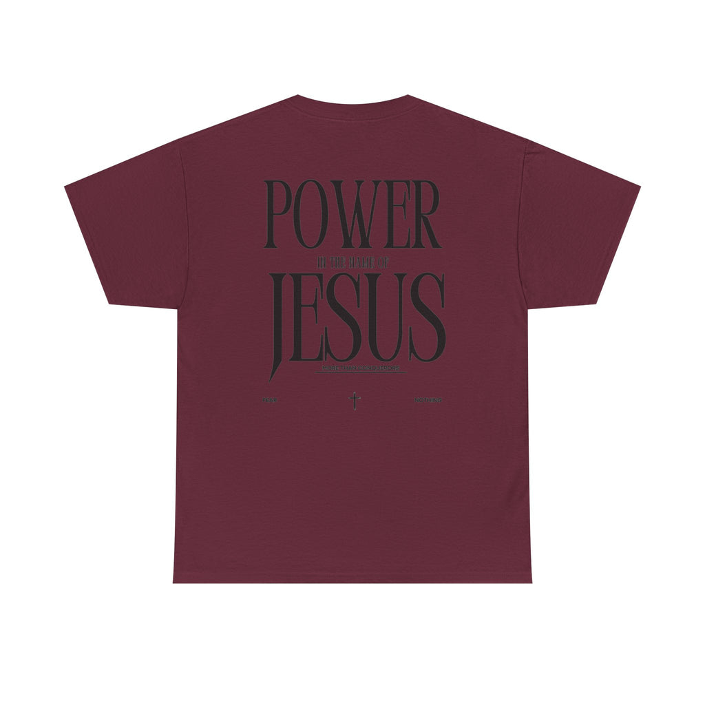 Christian Tee — "Power in the Name of Jesus" Graphic T‑Shirt