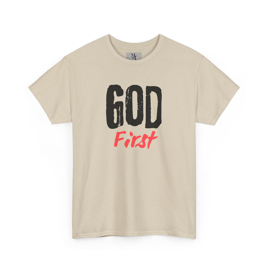 God First T-Shirt — Faith-Inspired Graphic Tee