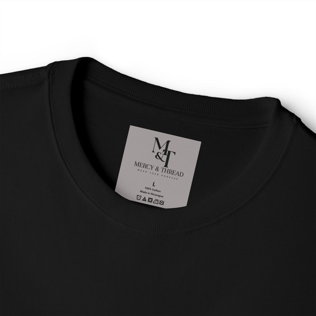 Greater is He Tee — Oversized Boxy T-Shirt (M&T Logo)