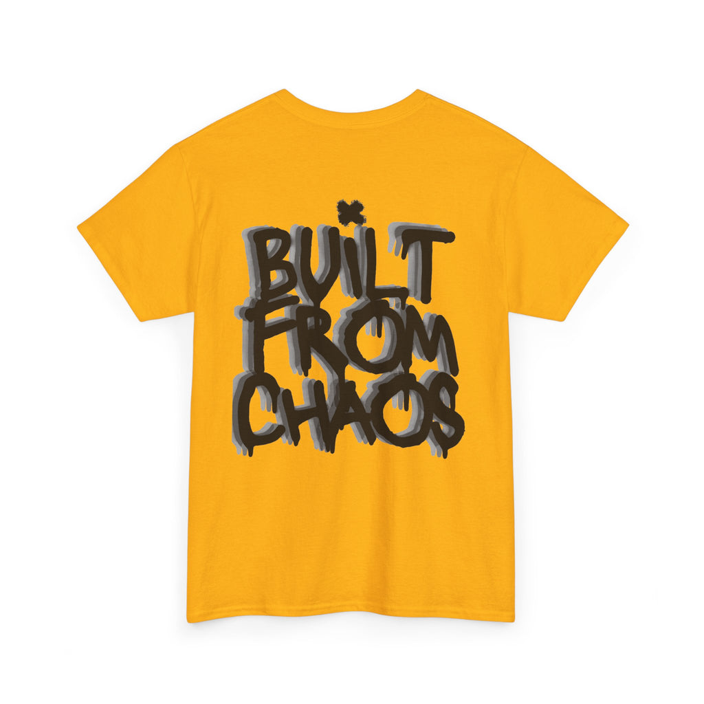 Built From Chaos Graphic Tee — Streetwear Typography T-Shirt