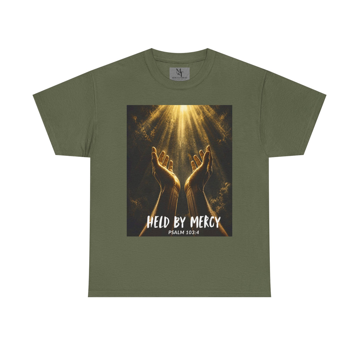 Held by Mercy — Unisex Heavy Cotton Tee