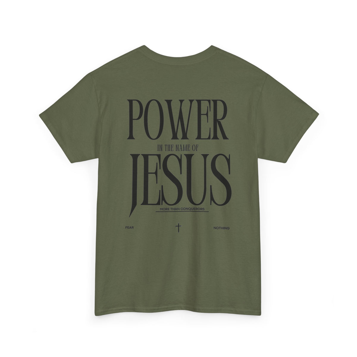 Christian Tee — "Power in the Name of Jesus" Graphic T‑Shirt