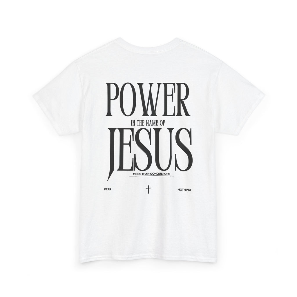 Christian Tee — "Power in the Name of Jesus" Graphic T‑Shirt