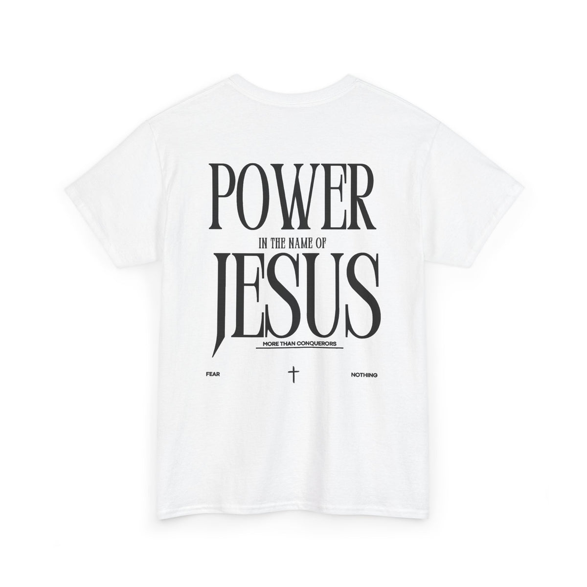 Christian Tee — "Power in the Name of Jesus" Graphic T‑Shirt