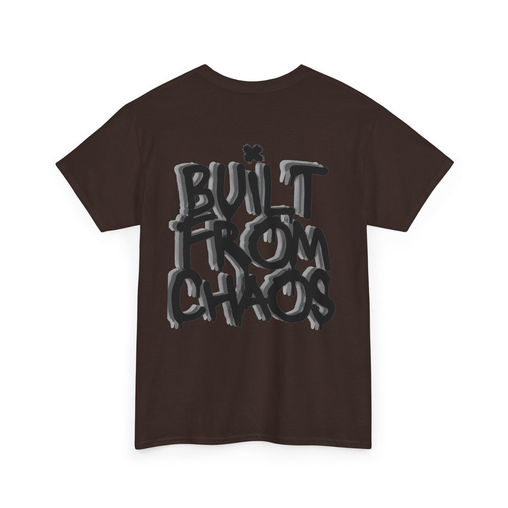 Built From Chaos Graphic Tee — Streetwear Typography T-Shirt