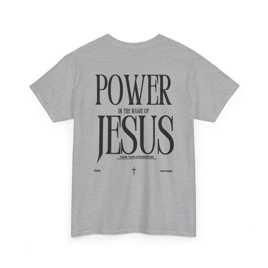 Christian Tee — "Power in the Name of Jesus" Graphic T‑Shirt