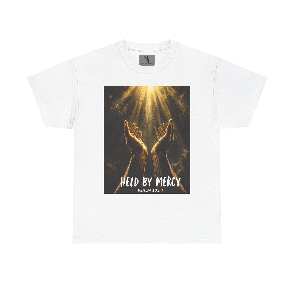 Held by Mercy — Unisex Heavy Cotton Tee