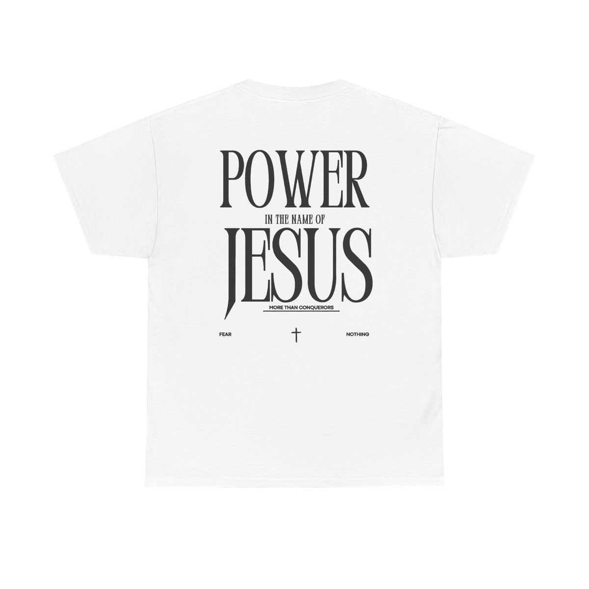 Christian Tee — "Power in the Name of Jesus" Graphic T‑Shirt