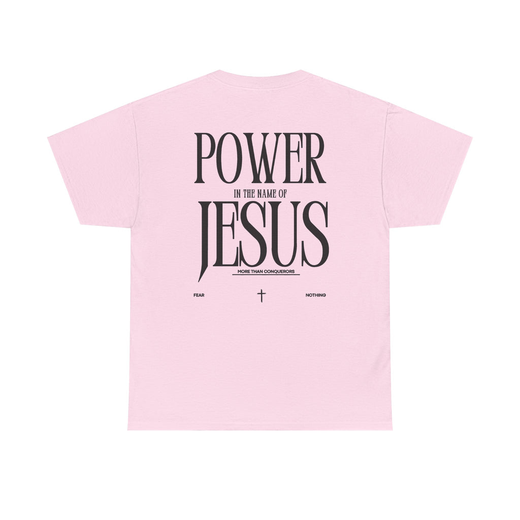 Christian Tee — "Power in the Name of Jesus" Graphic T‑Shirt