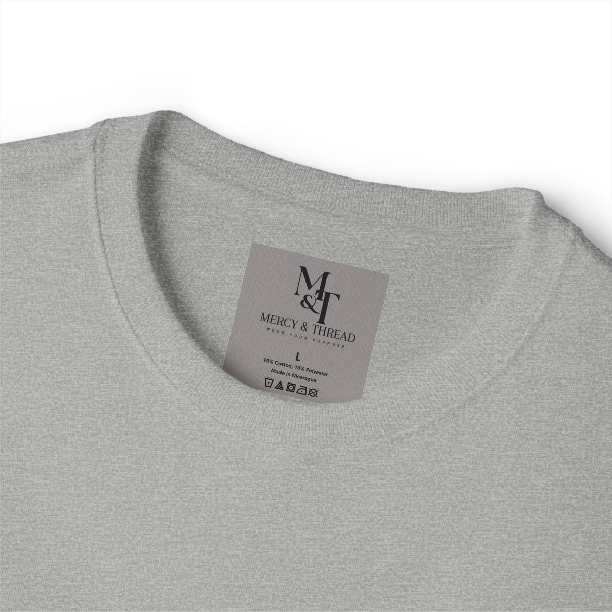 Greater is He Tee — Oversized Boxy T-Shirt (M&T Logo)
