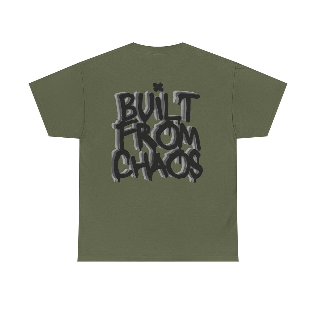Built From Chaos Graphic Tee — Streetwear Typography T-Shirt