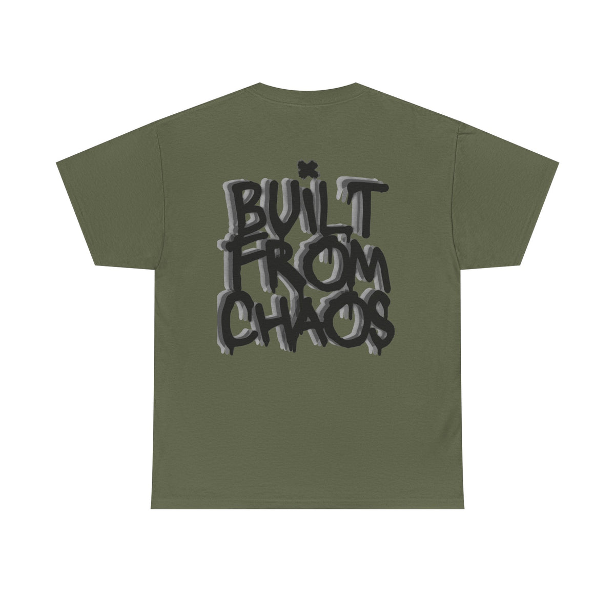 Built From Chaos Graphic Tee — Streetwear Typography T-Shirt