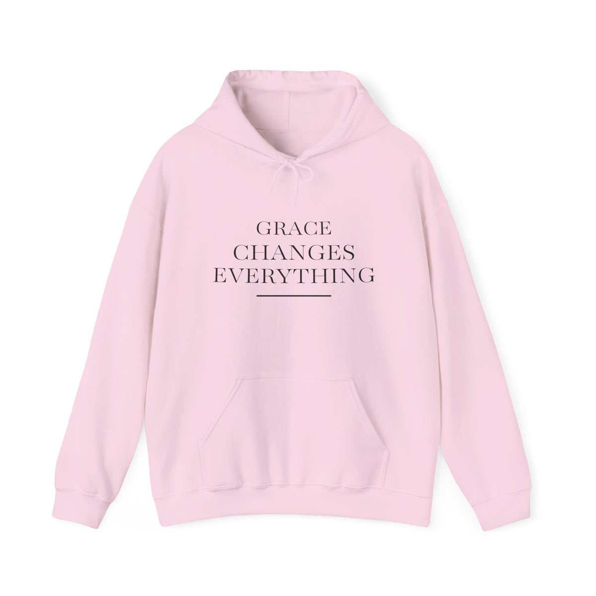 Grace Changes Everything Hoodie — Inspirational Faith Graphic Hoodie