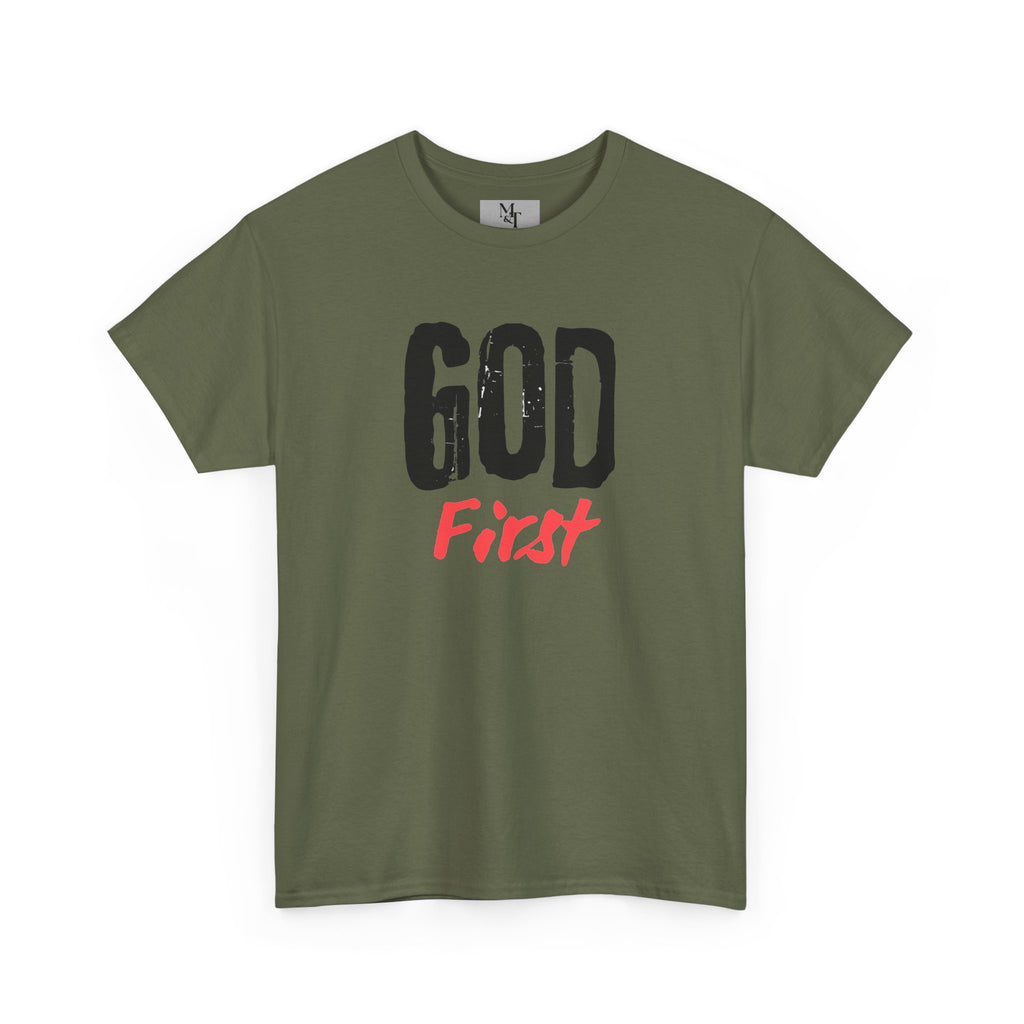 God First T-Shirt — Faith-Inspired Graphic Tee