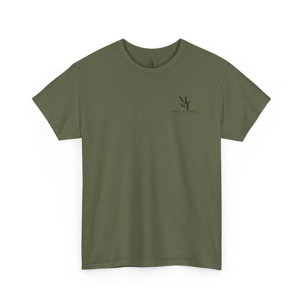Christian Wave T-Shirt — "Even the Wind and Waves Obey Him" (Mark 4:41)