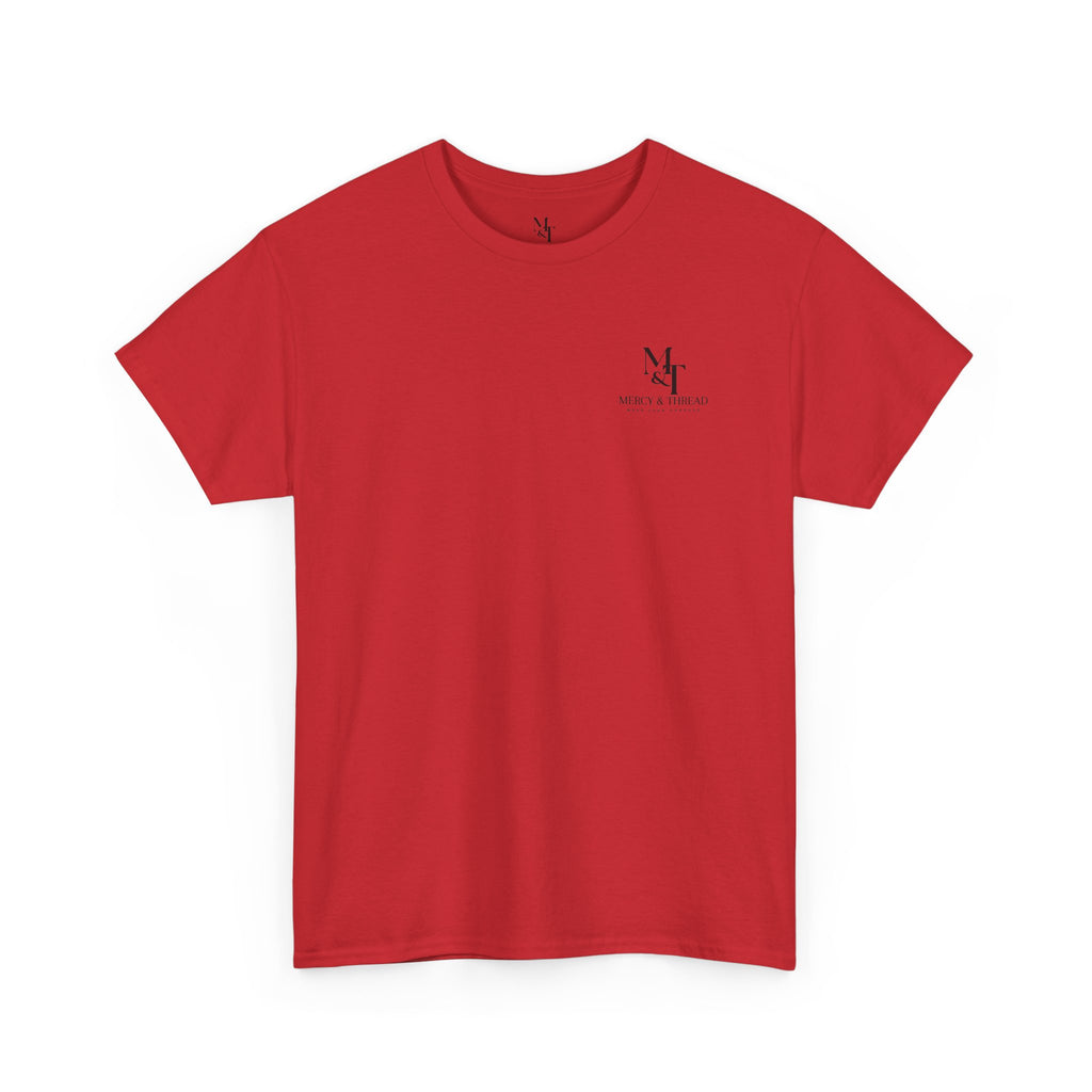 Christian Wave T-Shirt — "Even the Wind and Waves Obey Him" (Mark 4:41)