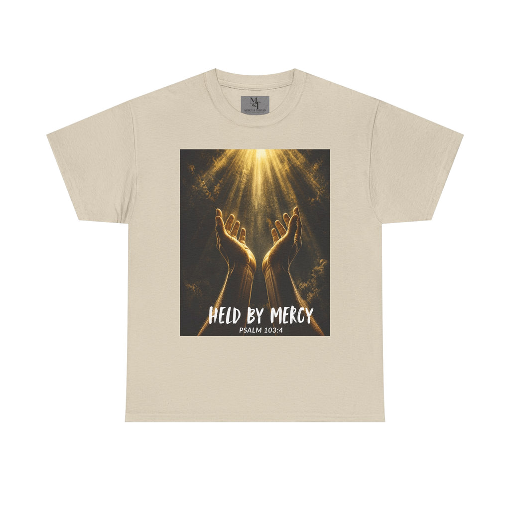 Held by Mercy — Unisex Heavy Cotton Tee