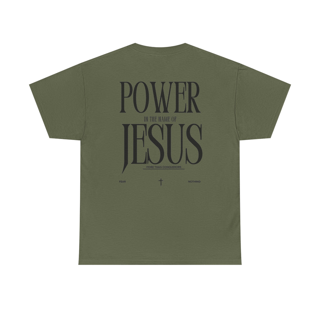 Christian Tee — "Power in the Name of Jesus" Graphic T‑Shirt