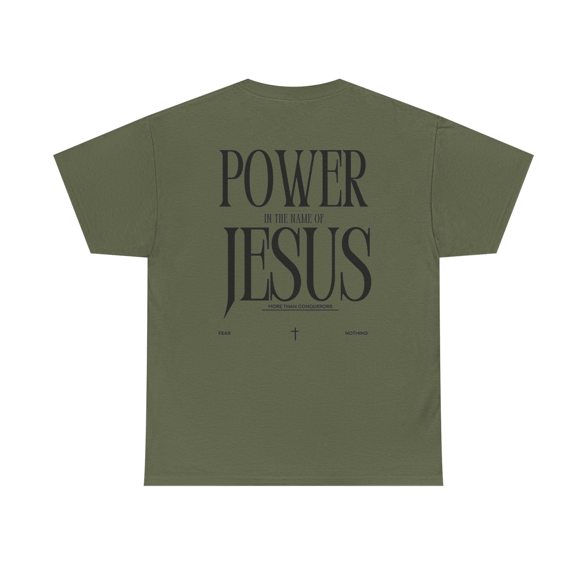 Christian Tee — "Power in the Name of Jesus" Graphic T‑Shirt